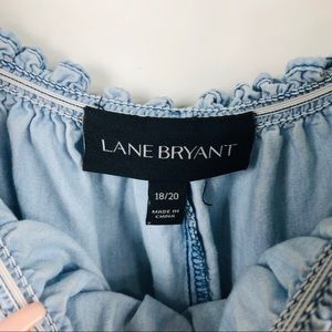 Lane Bryant Dresses - Lane Bryant Denim Chambray Off the Shoulder Dress Lane Bryant Dresses - Lane Bryant Denim Chambray Off the Shoulder Dress